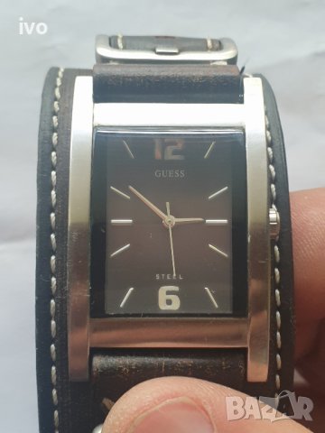 guess steel watch, снимка 1