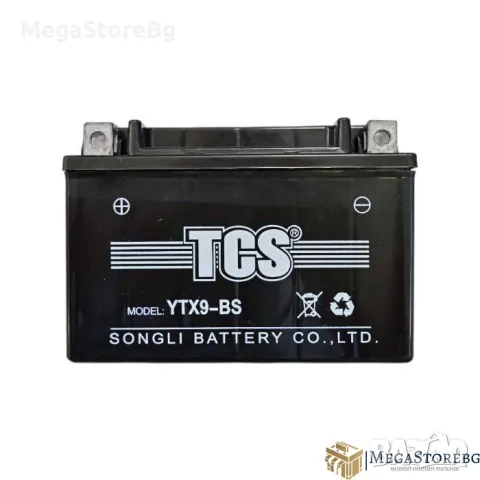 Акумулатор за мотор, мотоциклет АТВ 12V 125A 8AH / YTX9-BS, снимка 2 - Аксесоари и консумативи - 49766121