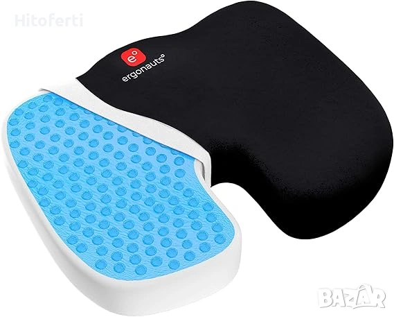 Възглавница за седалка в областта на опашната кост за облекчаване на болката Ergonauts