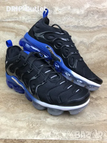 !НОВИ! Nike Air Vapormax Plus 'VM' | Black/Blue | + КУТИЯ, снимка 5 - Маратонки - 55750724