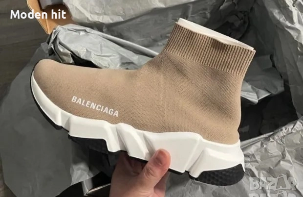 BALENCIAGA унисекс кецове тип чорап висок клас реплика, снимка 2 - Кецове - 52397161