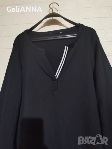СТРАХОТНА ТУНИКА ЕФЕКТЕН МОДЕЛ 3XL-5XL, снимка 4 - Туники - 50803209