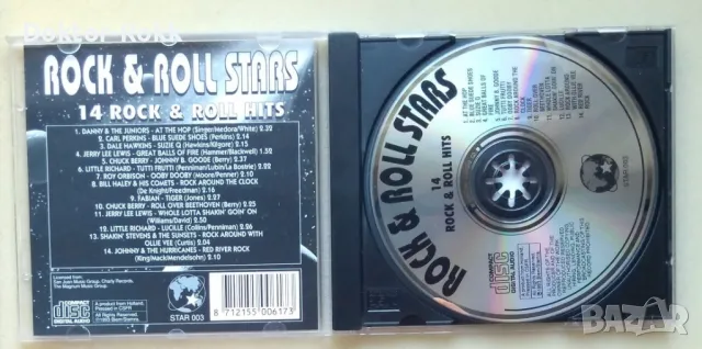 Various – Rock & Roll Stars - 14 Rock & Roll Hits 1993 CD, снимка 3 - CD дискове - 50052999