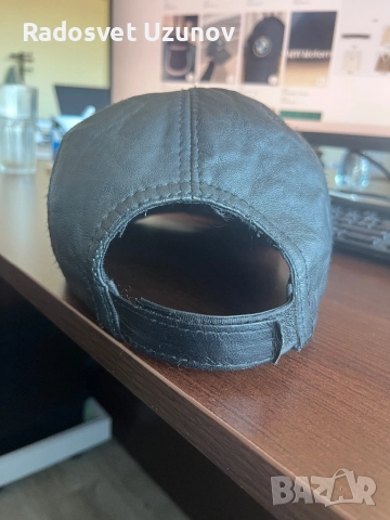 Кожена  шапка BMW, снимка 2 - Шапки - 52354450