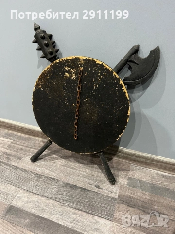 Декоративно пано – рицарски щит, снимка 9 - Антикварни и старинни предмети - 54270037