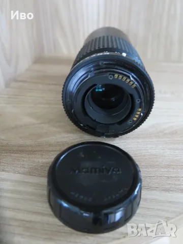 Обектив Mamiya 200mm f4 Sekor E, с филтър Hoya 52mm UV(O), снимка 2 - Обективи и филтри - 55799286