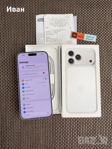 КАТО НОВ❗️256Gb⚠️iPhone 17 Pro Max Silver❗️24м ГАРАНЦИЯ, снимка 3 - Apple iPhone - 55991918