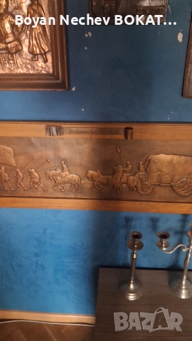 МЕДНИ КАРТИНИ,ПАНА,СВЕЩЕНИЦИ , снимка 3 - Други ценни предмети - 52771884