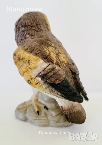 Порцеланова статуетка на Забулена сова., снимка 4 - Колекции - 49295349