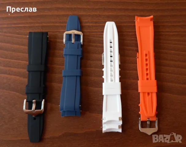 Извити силиконови каишки , снимка 2 - Каишки за часовници - 49711390