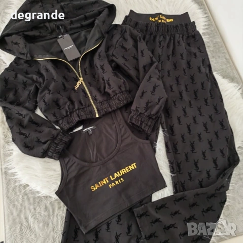 🍬🍬🍬Дамски Комплект YSL 3 части, снимка 6 - Спортни екипи - 54152455