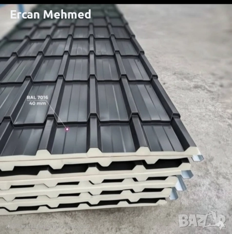 Сандвич панели за стена и покрив , снимка 15 - Строителни материали - 52124353