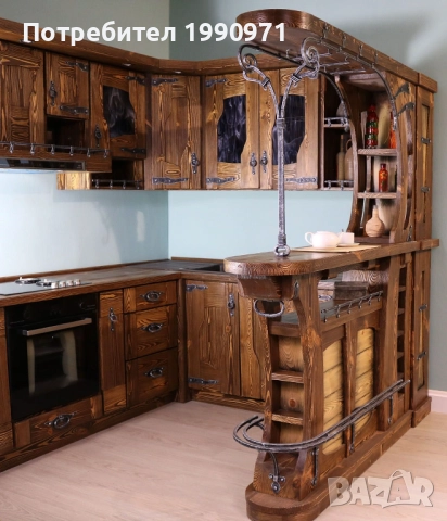 Кухненски шкафове по поръчка. Масив орех, череша, круша, дъб, чинар, акация..., снимка 11 - Кухни - 52476363