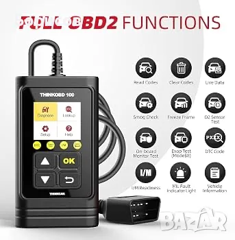 ThinkOBD 100 - Автодиагностика(OBD2 автоскенер), снимка 2 - Аксесоари и консумативи - 56293411