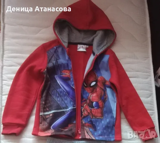 Дънки LC Waikiki, ватирано горнище Spiderman, пижама, ветровка, ватирани панталони, зимно яке 122, снимка 3 - Детски анцузи и суичери - 34157430
