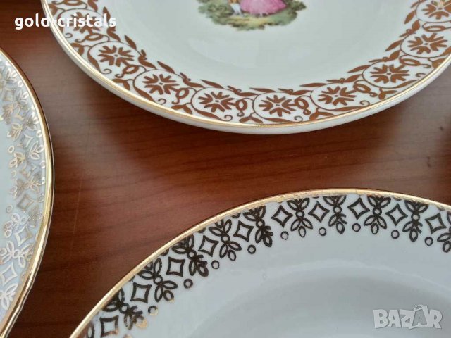Ретро български порцелан чинии , снимка 2 - Антикварни и старинни предмети - 29434503