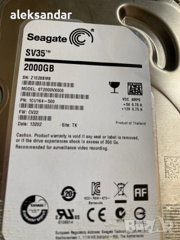 Хард диск  2ТБ, снимка 1