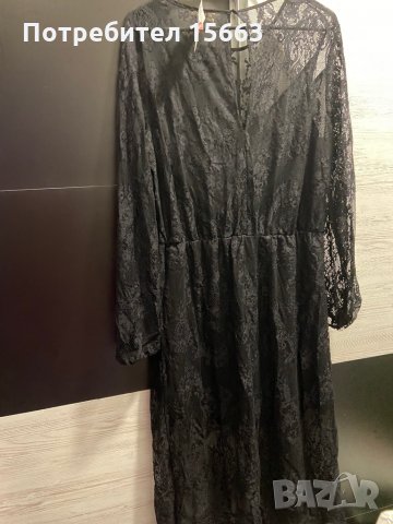 Дантелена рокля -44 размер н&M, снимка 3 - Рокли - 30178667