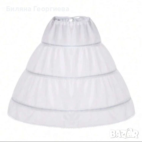 Кринолин за детска рокля тип принцеса M L, снимка 2 - Детски рокли и поли - 51151240