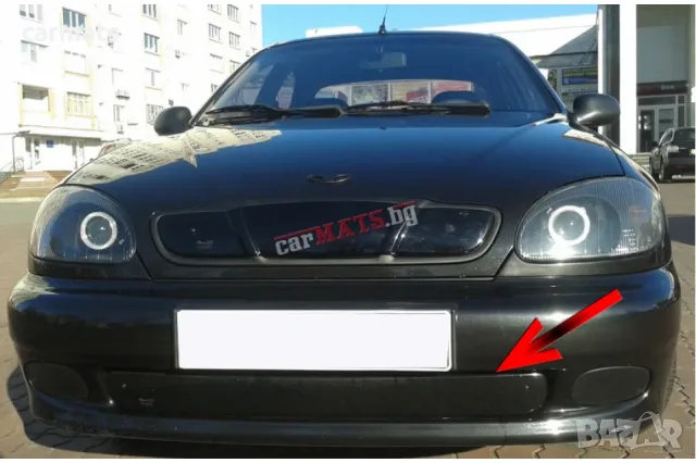 Зимен дефлектор (протектор) за решетка HЕКО за Daewoo Lanos (1997-2002) - down