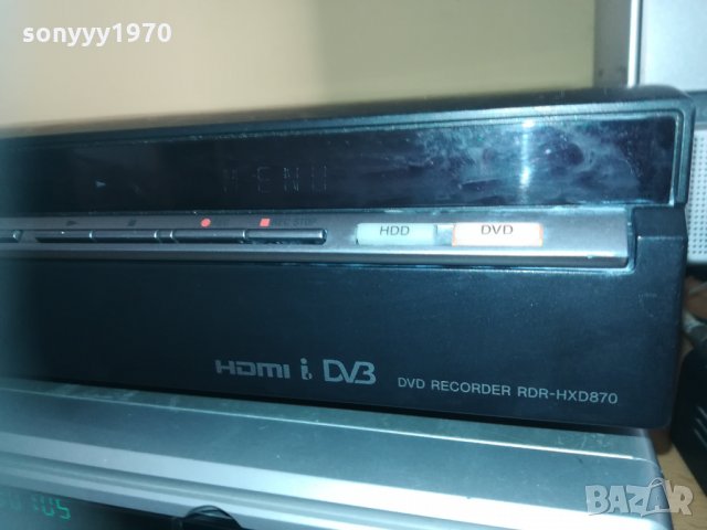 sony recorder hdd/dvd/dvb/hdmi/usb 0703211005, снимка 5 - Плейъри, домашно кино, прожектори - 32069253