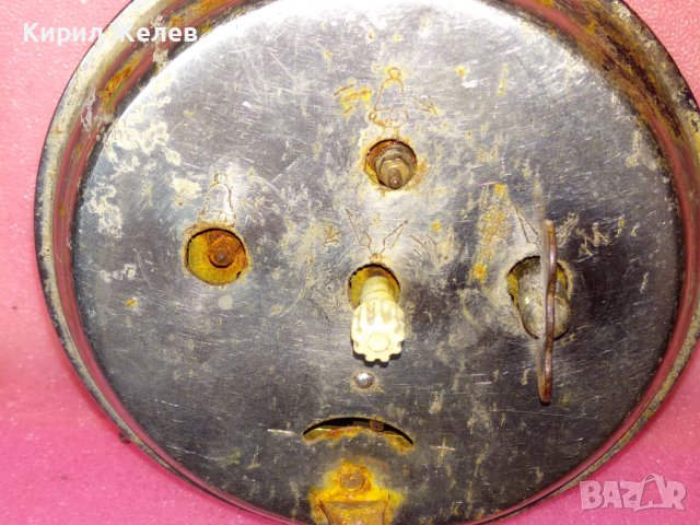 РОДИНА Стар КОЛЕКЦИОНЕРСКИ МЕХАНИЧЕН БЪЛГАРСКИ БУДИЛНИК РАНЕН СОЦ 13681, снимка 17 - Антикварни и старинни предмети - 44466080