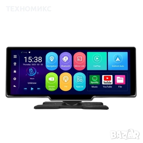 Безжичен екран CarPlay Android/iOS Auto 10,26inc, снимка 3 - Друга електроника - 51303061