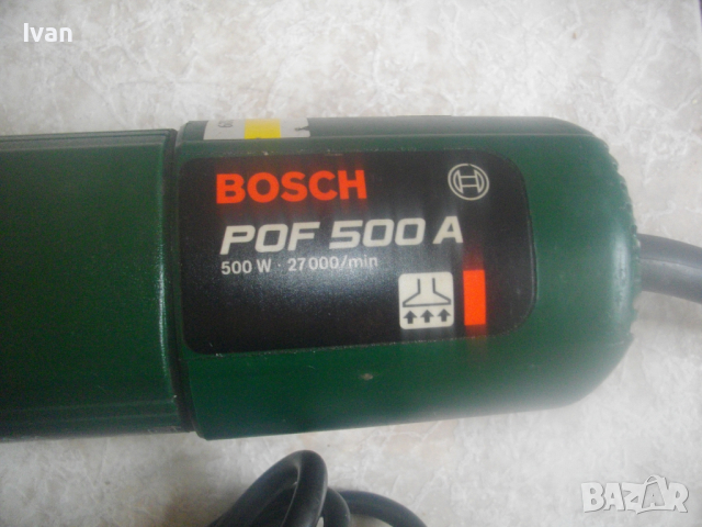 Швейцарски Оригинален Прав Шлайф Бош-550 Вата-От Старото Качество-BOSCH PDF500A-ОТЛИЧЕН-27000 об/мин, снимка 6 - Други инструменти - 44713813