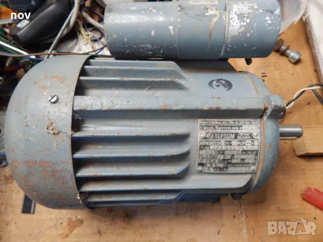 ел. двигател , ел мотор 2800 обм/мин монофазен, снимка 2 - Електродвигатели - 49401176