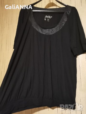 СТРАХОТНА ТУНИКА С БИЕ САТЕН РАЗМЕР 2XL-3XL, снимка 2 - Туники - 37130861