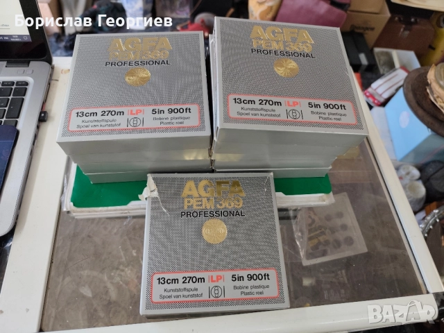 Нови ролки за магнетофон agfa pem 369 professional