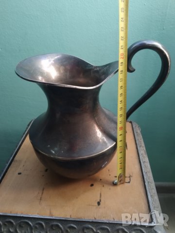 посребрена кана за вино и купа за лед, снимка 2 - Други ценни предмети - 38501562