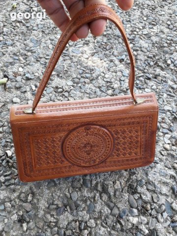 Дамска луксозна кожена чанта уникат  2/3, снимка 16 - Чанти - 30221914