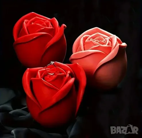 Молд роза 7,5 см (15), снимка 2 - Форми - 50406278