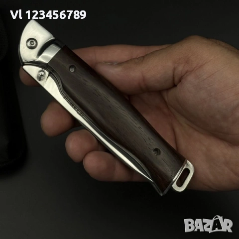 Джобен нож Русия - Витяз Гюрза Ст 65Х13 , 105х245 мм , снимка 3 - Ножове - 53914695