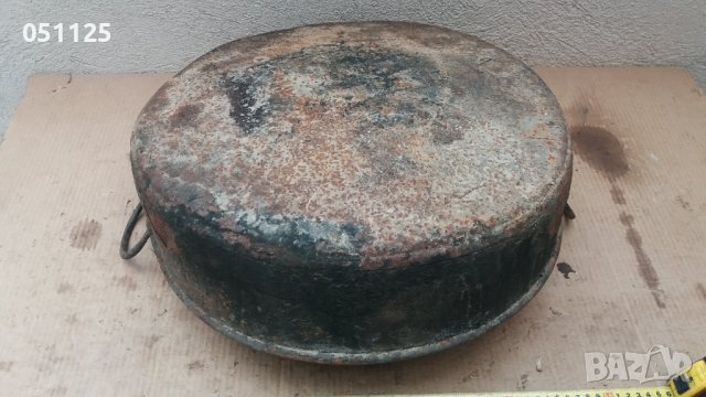стара масивна кована тава за лютеница, агнета и др. , снимка 13 - Антикварни и старинни предмети - 38015279