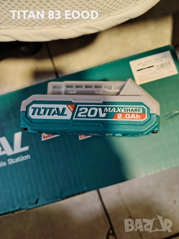 акумулаторна батерия TOTAL INDUSTRIAL, 20 V, 2 Ah, снимка 2 - Други инструменти - 52454774