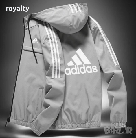 Adidas сива ветровка - шушляк 