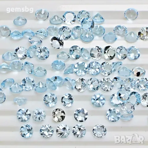 Аквамарин 3мм, снимка 2 - Други - 47408261