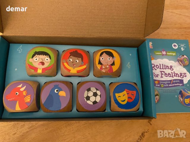 Учебни ресурси Rolling For Feelings Игра със зарове, Възраст 5+, 8 части, снимка 9 - Образователни игри - 42127287