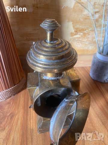 Старинен френски винтидж фенер/лампа, снимка 5 - Декорация за дома - 38302090