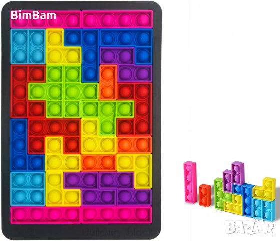 Забавна игра със строителни блокчета / Block Building Game / Play Create - 27 части, снимка 6 - Образователни игри - 37938245