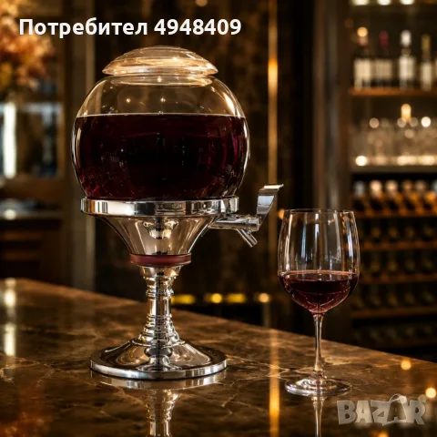 Парти диспенсър за напитки 3.5 л с отделение за лед, дозатор за вино, бира, коктейли, сок и вода, пр, снимка 2 - Подаръци за мъже - 56218486