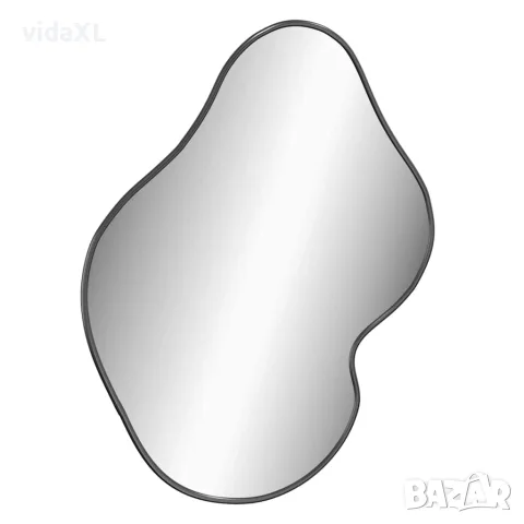 vidaXL Стенно огледало черно 60x50 см, снимка 3 - Огледала - 56147237