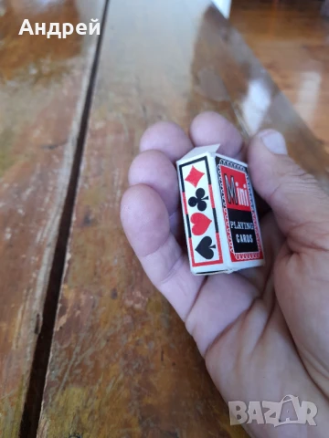 Стари Мини карти за игра, снимка 4 - Други ценни предмети - 51170700