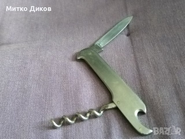 Петко Денев ножче 90х54мм старо джобно ножче от соца Винпром, снимка 2 - Ножове - 39810435