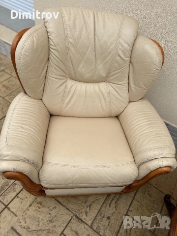 Кожени кресла с релакс механизъм, снимка 3 - Дивани и мека мебел - 53958894