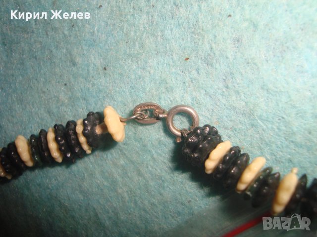 СТАРО ВИНТИДЖ КОЛИЕ РЪЧНА ИЗРАБОТКА с БРОНЗОВА ЗАКОПЧАЛКА с ЩЕМПЕЛ W.GERMANY 83387  , снимка 6 - Антикварни и старинни предмети - 35518103