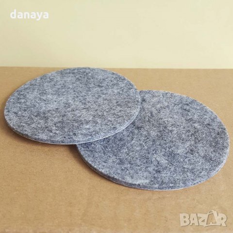 Самозалепващи подложки за мебели голям размер 8.5см кръгла форма 2 бр/комплект, снимка 8 - Други стоки за дома - 22818374