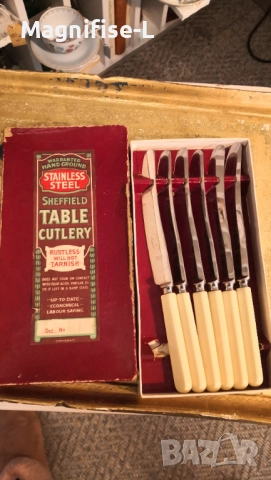 Прибори за хранене Sheffield, снимка 3 - Прибори за хранене, готвене и сервиране - 52088210